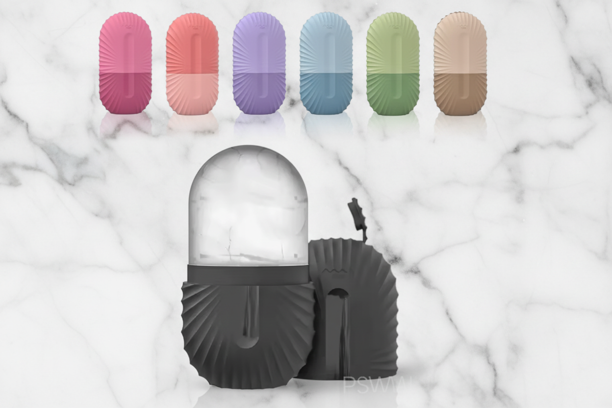 Portable Silicone Ice Roller for Face & Eyes — Cooling Facial Massage & Puffiness Relief Tool